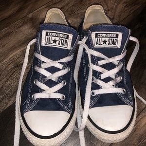 Blue / navy converses size 3